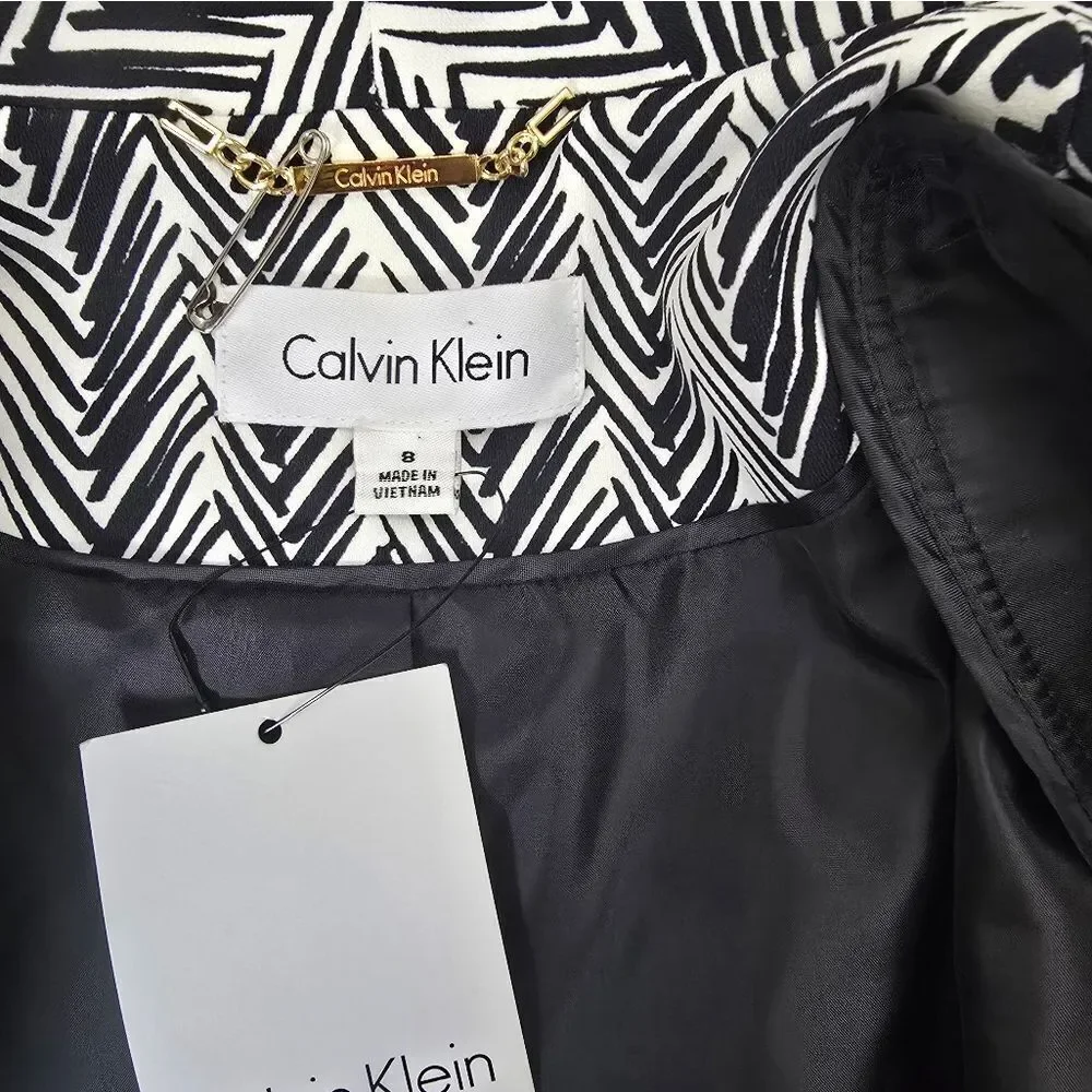 Calvin Klein Open Front Blazer NWT